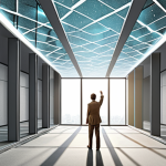 ** A vibrant, dynamic image depicting a person breaking free from a metaphorical glass ceiling or a suffocating, grey office cubicle. The scene transitions from a sense of confinement and anxiety (represented by muted colors and repetitive patterns) to an explosion of light, color, and open space, symbolizing a sudden realization and the opening of a new career path. The person, looking empowered and hopeful, reaches towards a bright, undefined horizon, perhaps with subtle, abstract linguistic elements or glowing global connections faintly visible, signifying the path of translation.

2.  **Prompt for