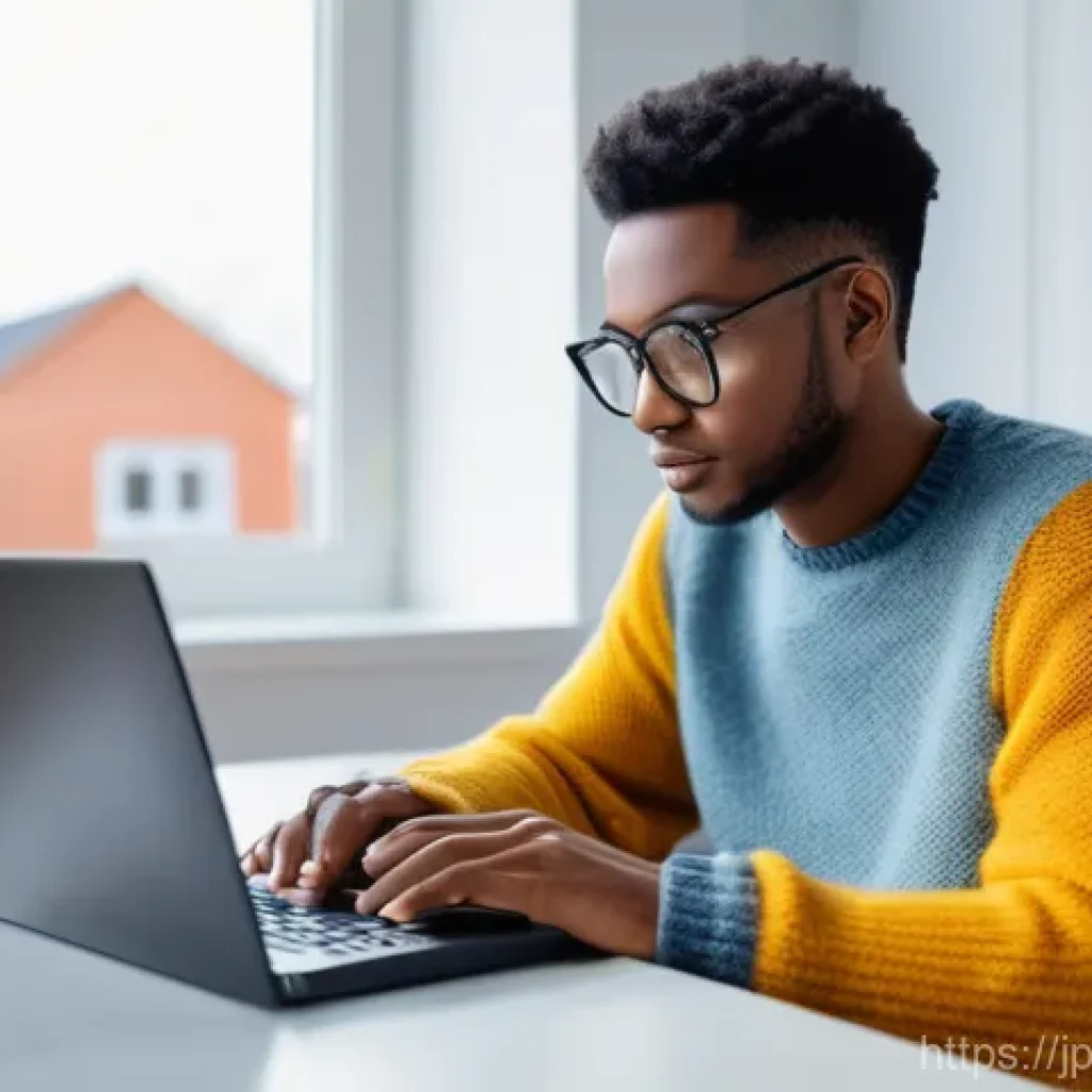 번역사 자격증 시험장에서의 팁 - **Prompt:** A diverse young adult translator, wearing a comfortable yet stylish outfit (e.g., a well...